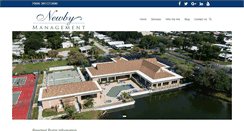 Desktop Screenshot of newbymanagement.com